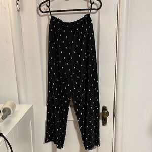 Primark Black and White Casual Lounge Pants